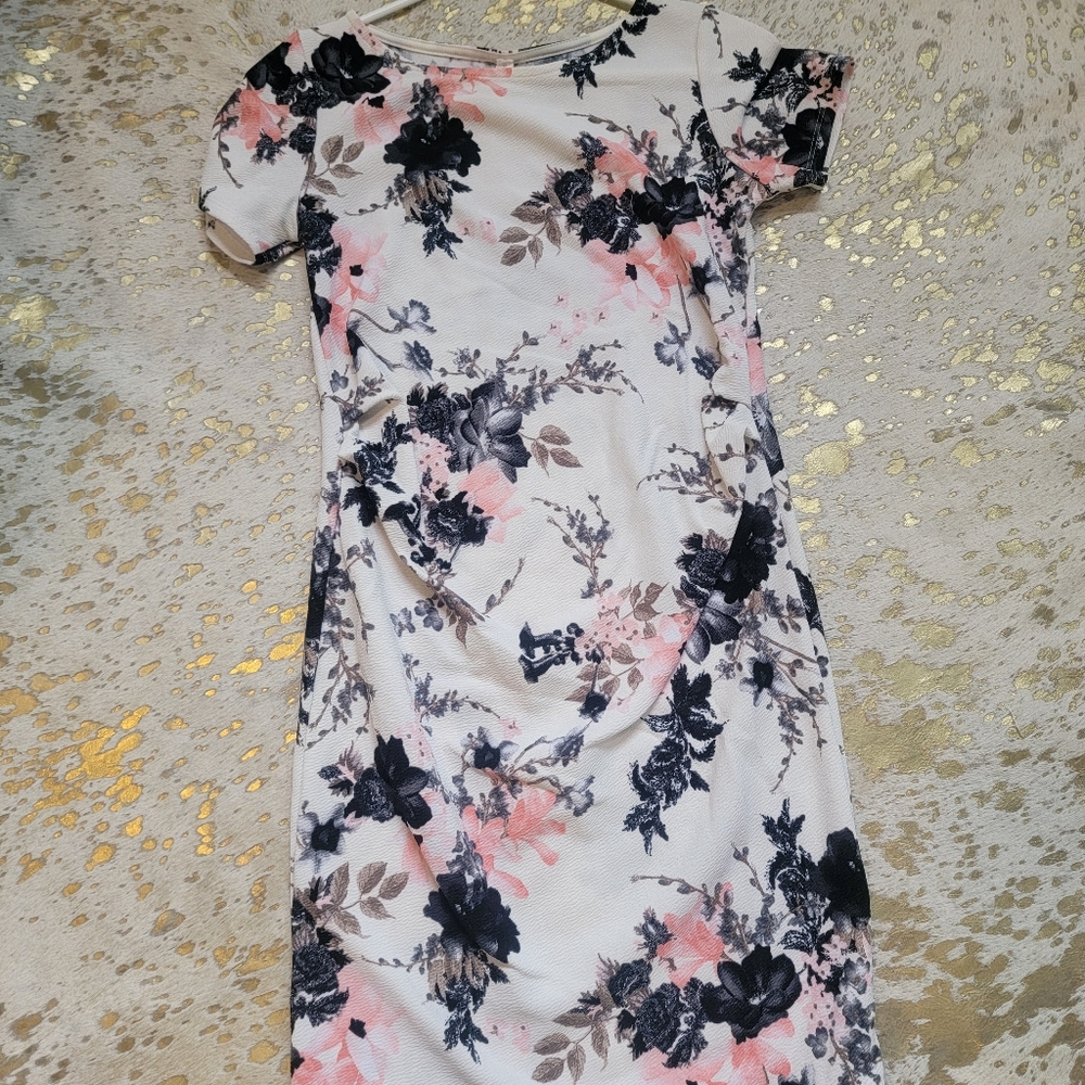 Pink Blush Maternity Dress